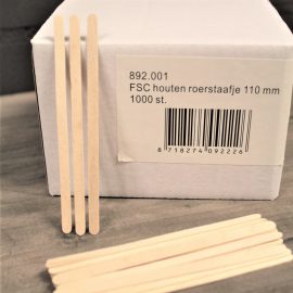 Roerstaafjes van hout - FSC - 1000 st