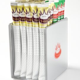 Display klein met 24 T-sticks in diverse smaken – Royal T-stick